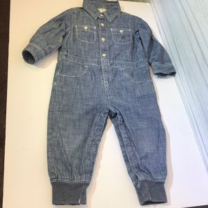 Baby GAP Denim Romper 18-24 Months